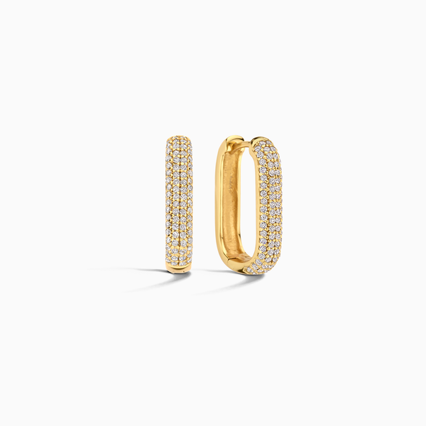 Icon Pave Crystalline Hoops — image 1