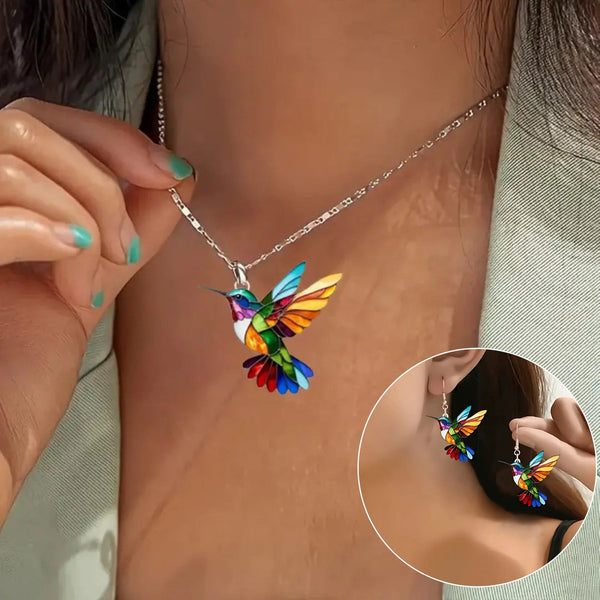Antique Hummingbird Necklace — image 1