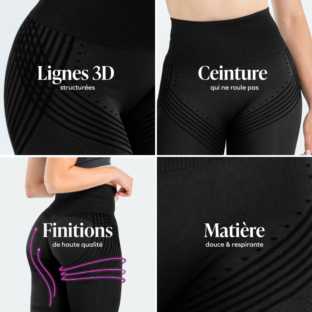 Legging 3D Anti-Cellulite - Mélanie