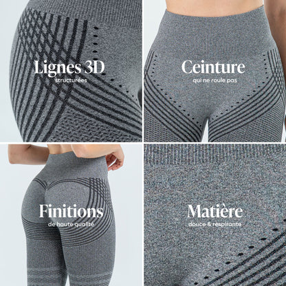 Legging 3D | Gris