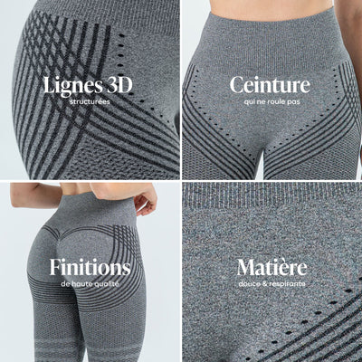 Legging 3D | Gris