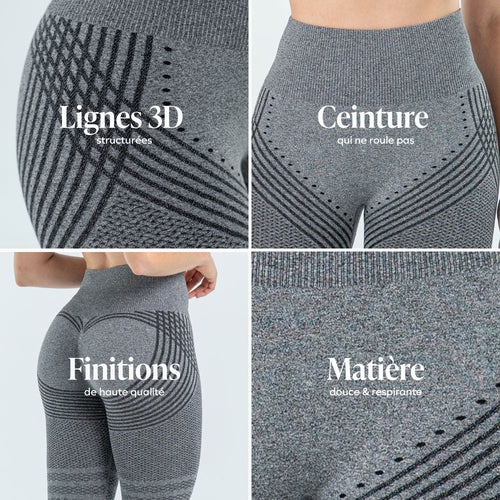 Legging 3D | Gris