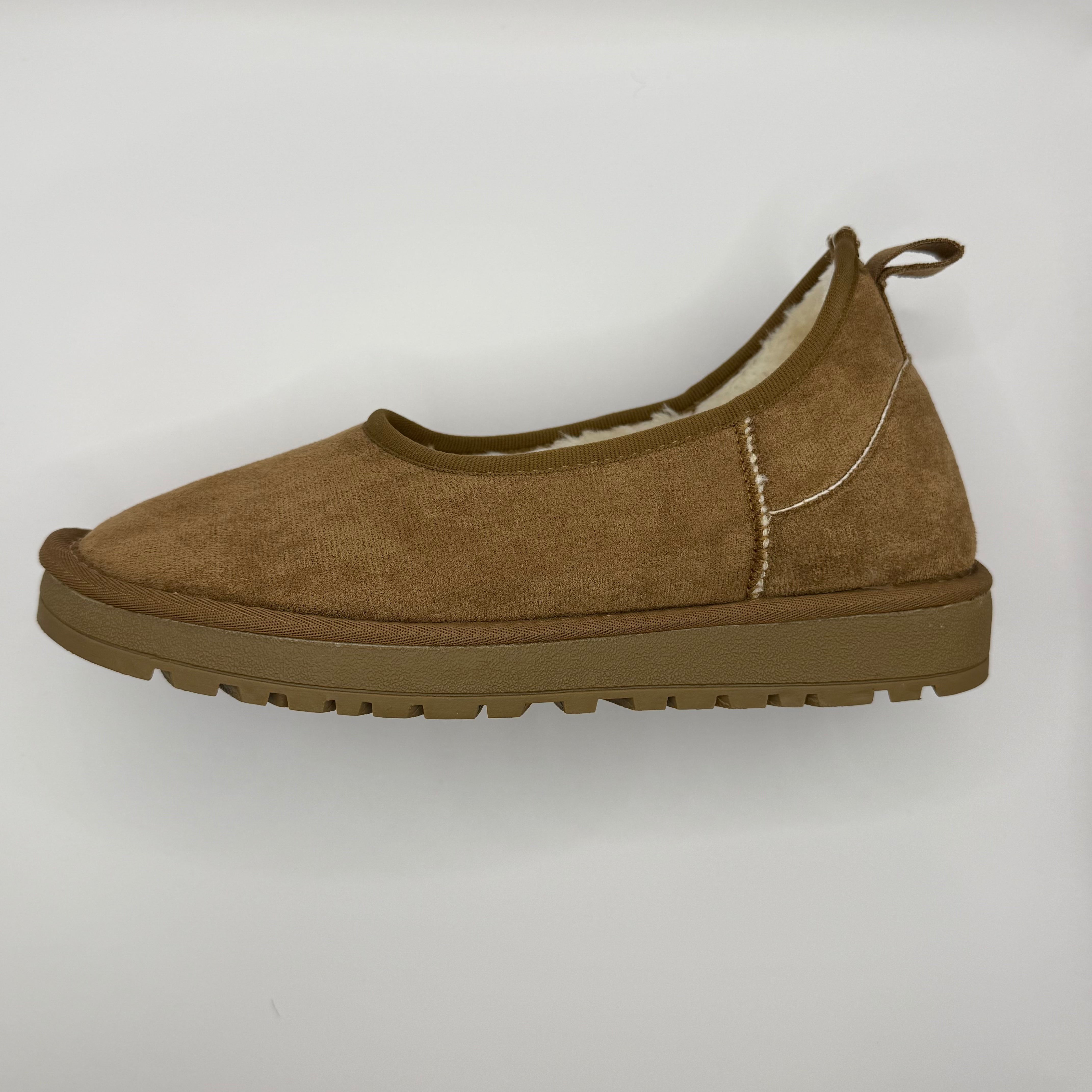 Cozy Snow Fur Loafers for Women