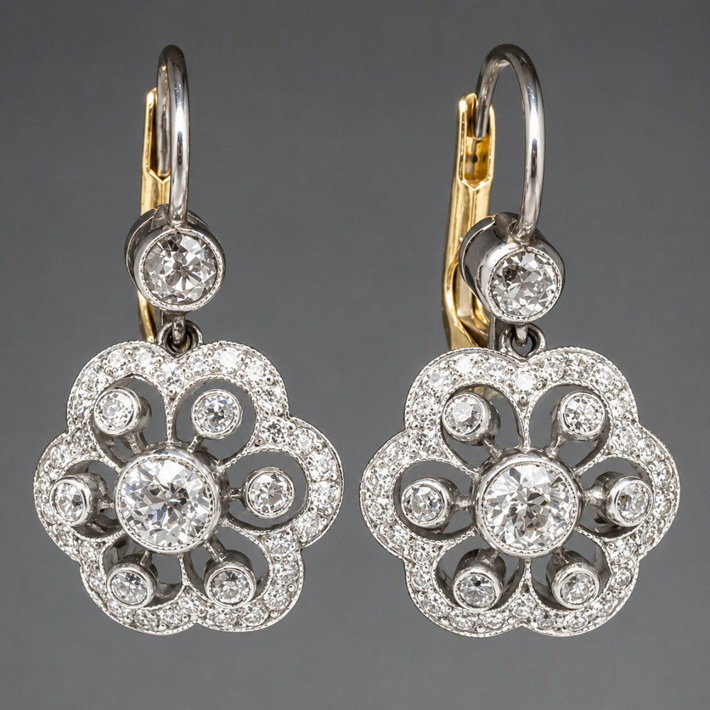 Retro Crystal Mandala Earrings — image 1