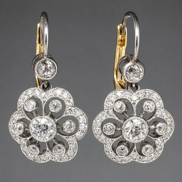 Retro Crystal Mandala Earrings — image 1