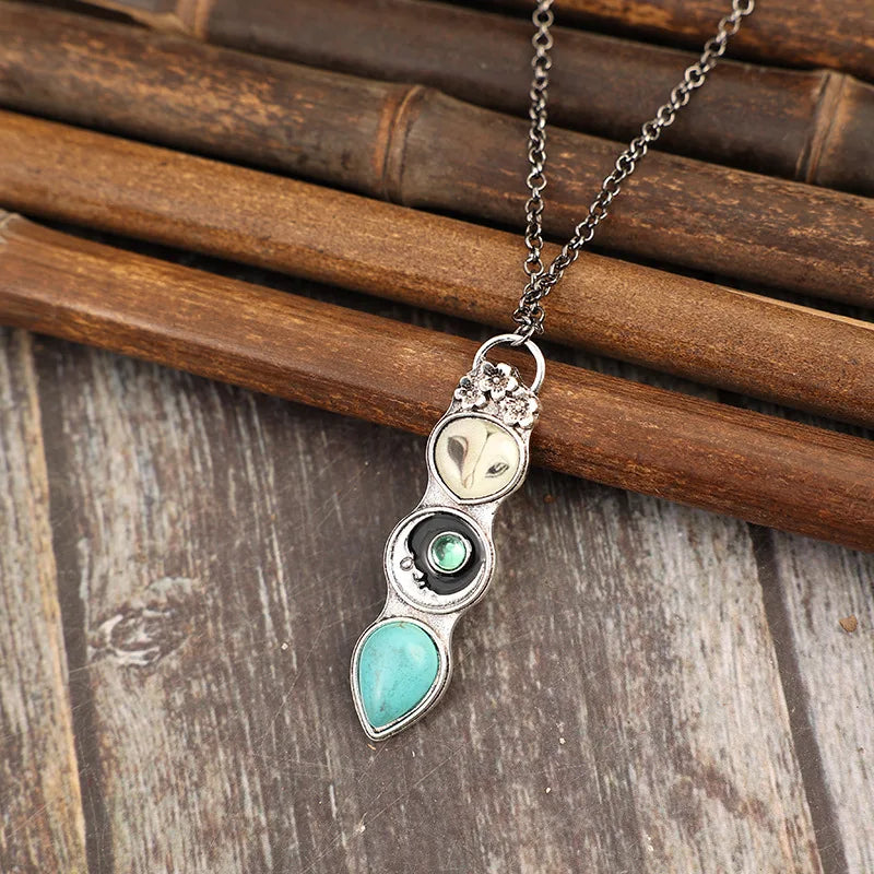 Vintage Owl Bar Necklace — image 1