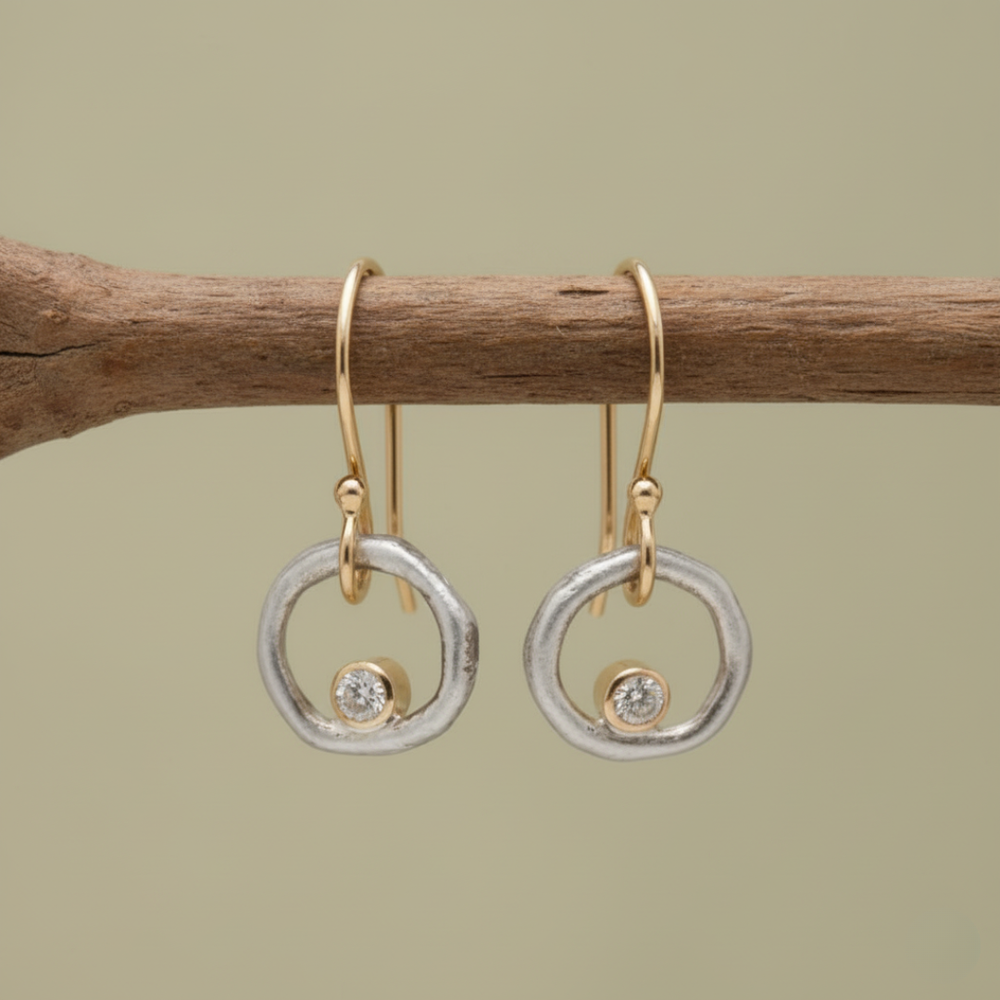 Luxe Vintage Zirconia Earrings — image 2