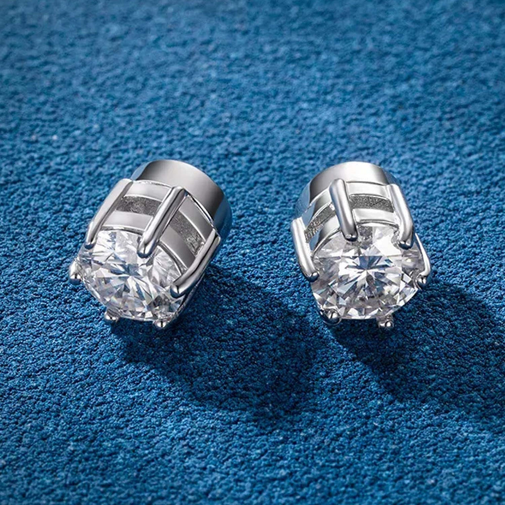 Destinee Crystal Stud Magnetic Earrings — image 1