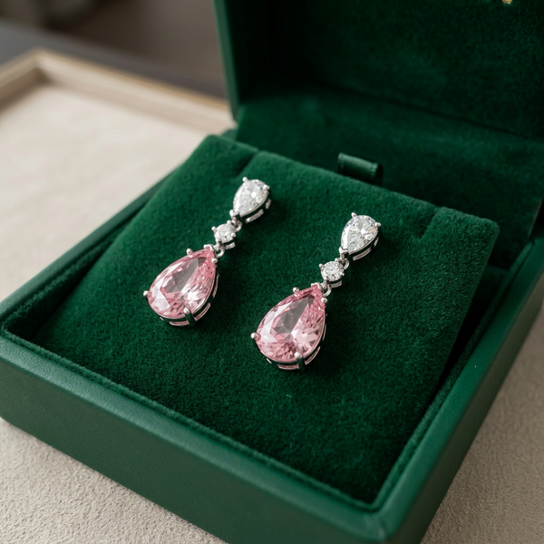 Mireya Blushflare Drop Earrings — image 1