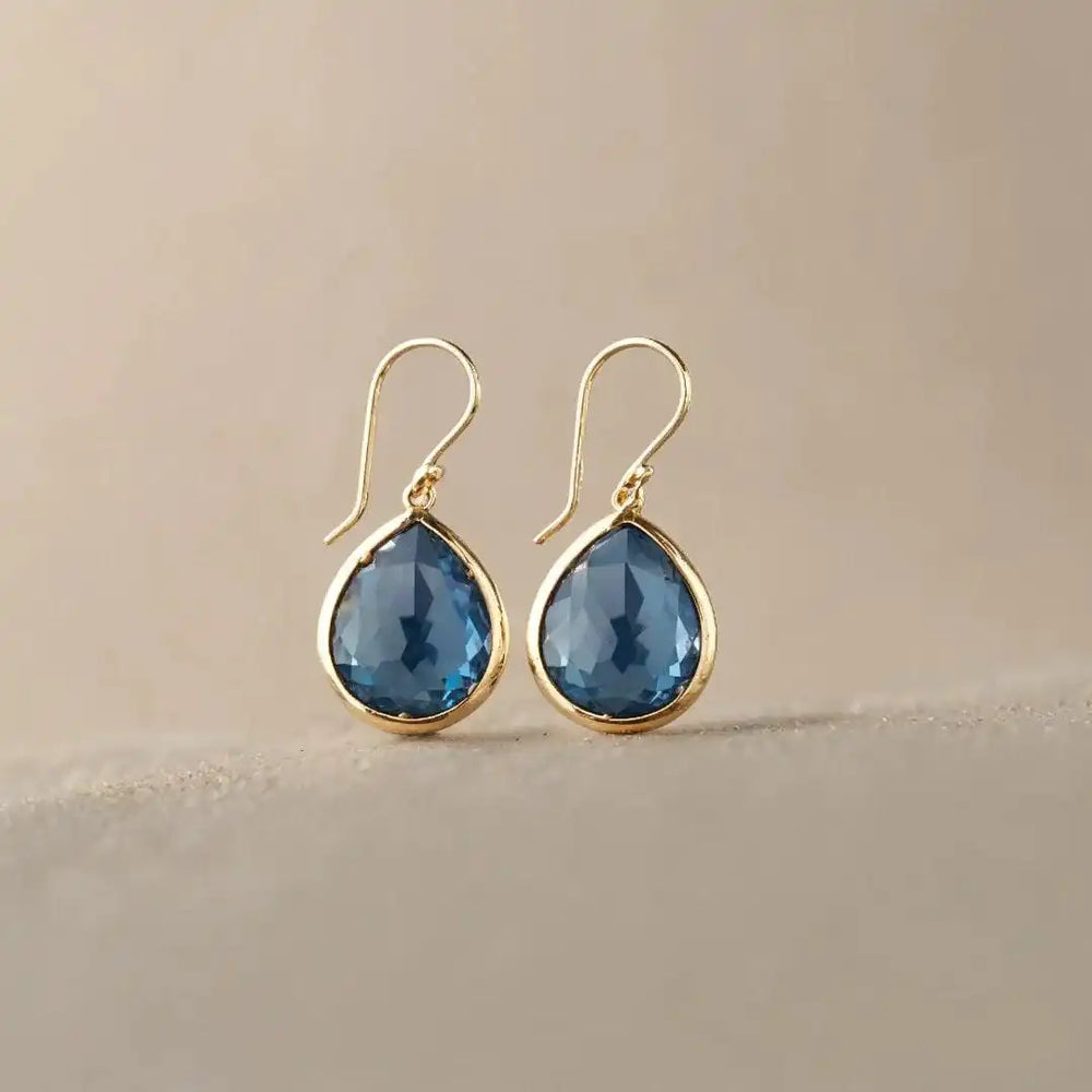 Retro Blue Crystal Drops — image 2