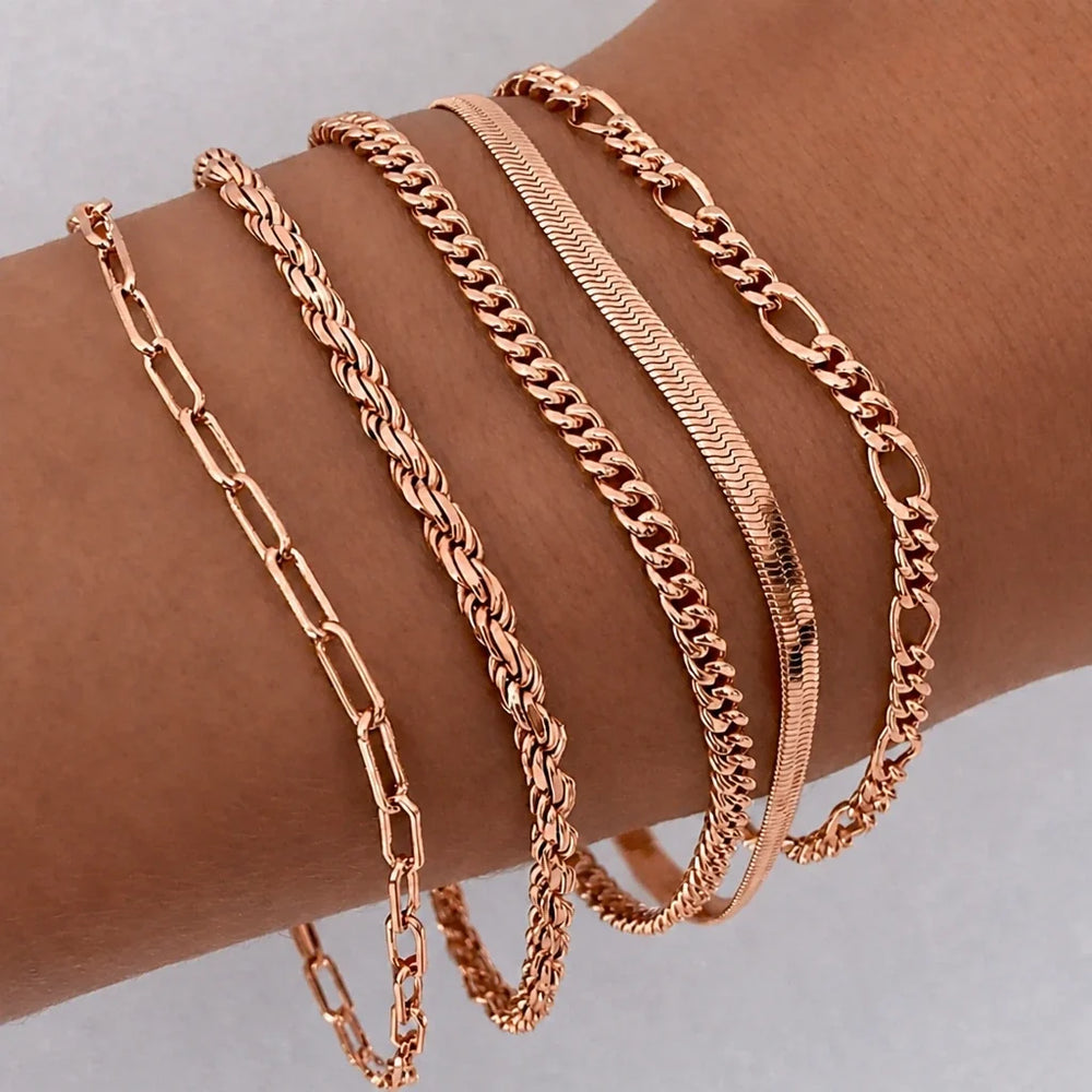 White Gold Timeless Bracelet Set — image 3