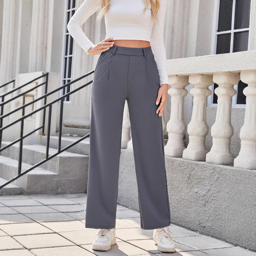 Pantalon Fluide Taille Haute - Confort & Élégance