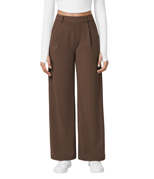 Pantalon Fluide Taille Haute - Confort & Élégance
