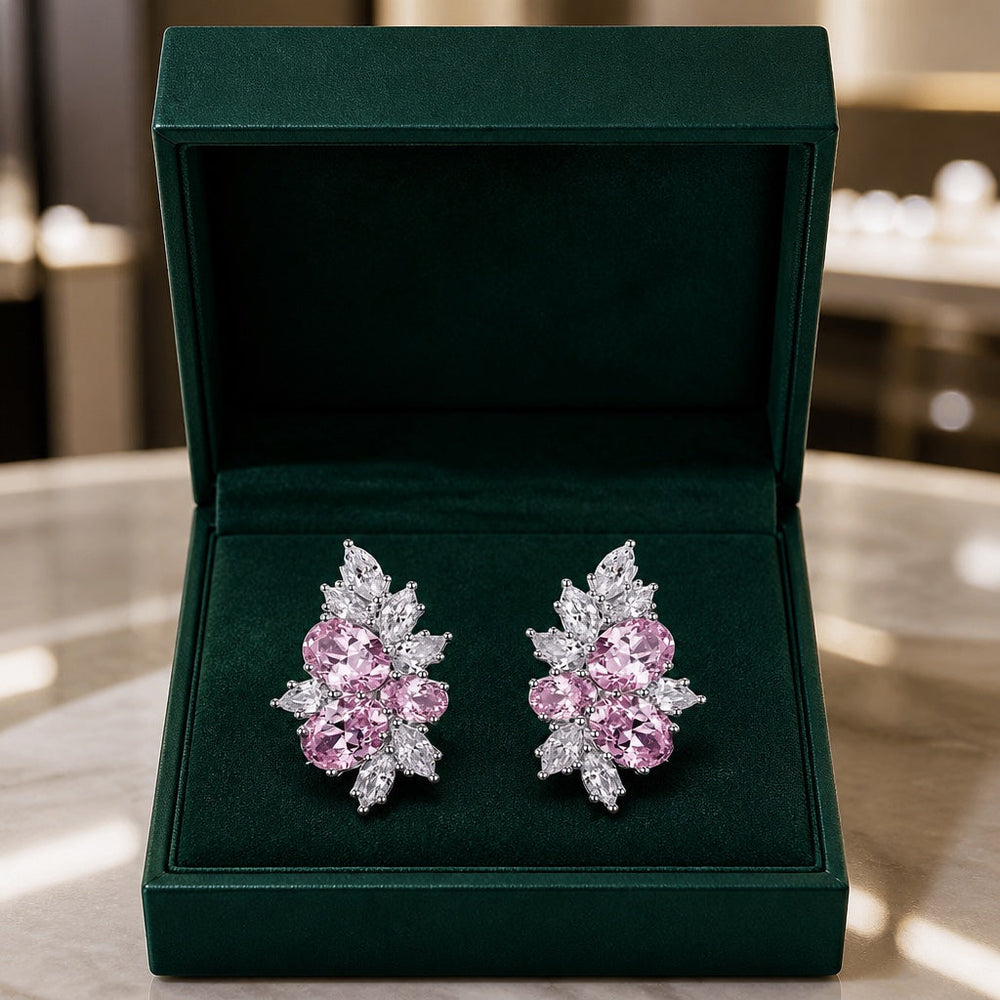 Lyra Blushbloom Pink Earrings — image 1