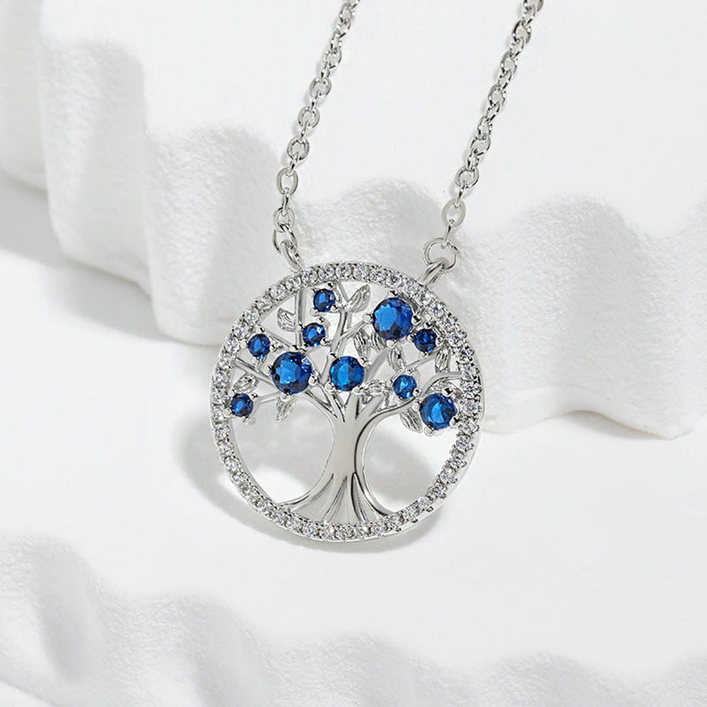 Tree Of Life White Gold Necklace — image 1