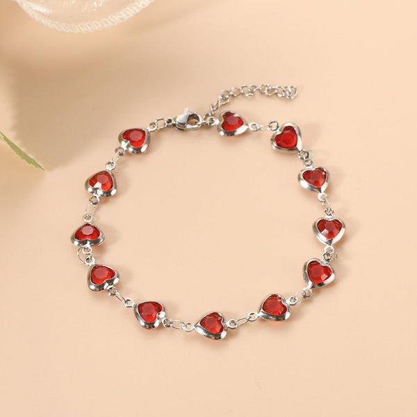 Ophelyra Garnetelle White Gold Bracelet — image 1