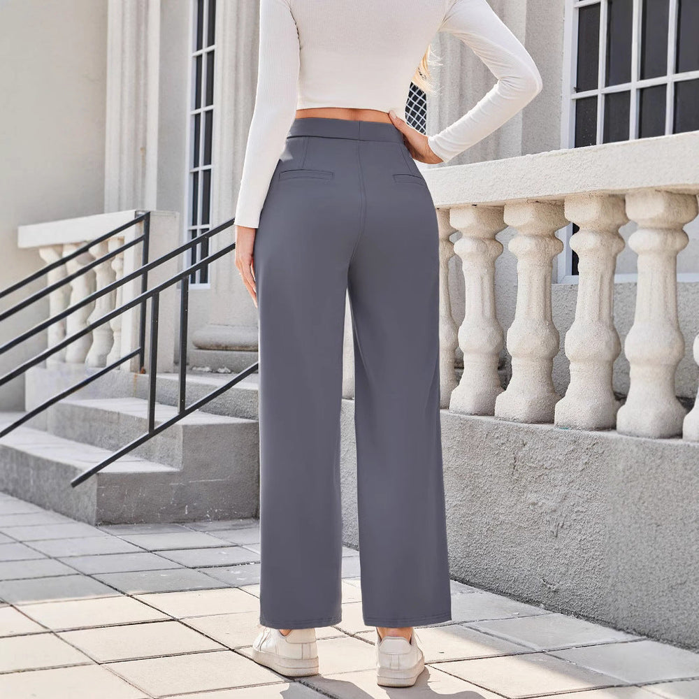 Pantalon Fluide Taille Haute - Confort & Élégance