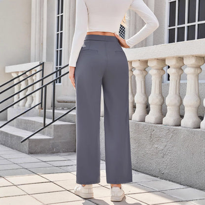 Pantalon Fluide Taille Haute - Confort & Élégance