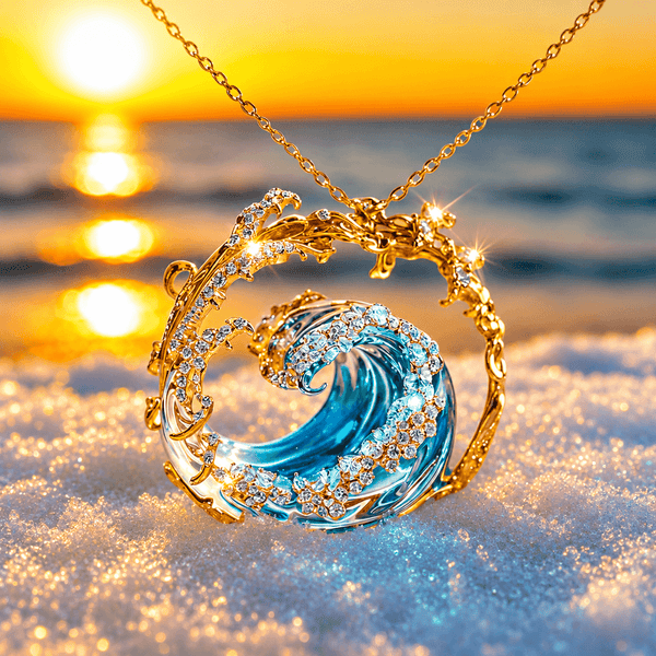 Ocean's Oath Gold Necklace — image 1
