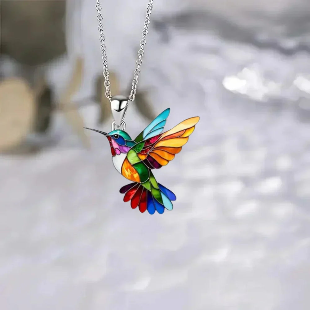 Antique Hummingbird Necklace — image 3