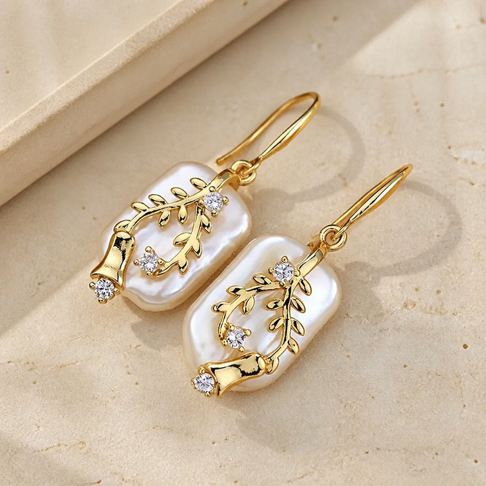 Pearl Prestige Drop Earrings — image 2