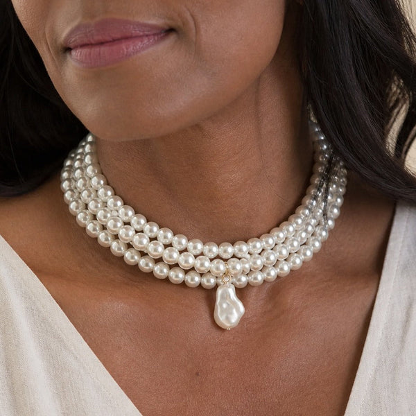 Pearl Majesty Layered Choker — image 1