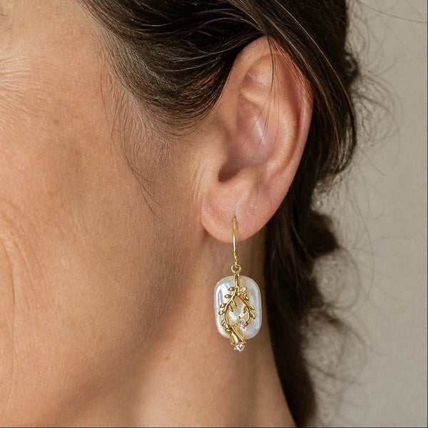 Pearl Prestige Drop Earrings — image 1