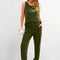 Osonn Two Piece Outfit Sets Casual Sleeveless Crewneck Tops and Sweatpants