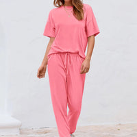 Osonn Women's Two Piece Lounge Sets Spring Summer Jogger Pants Vacation Outfits Travel Airplane Matching Clothes