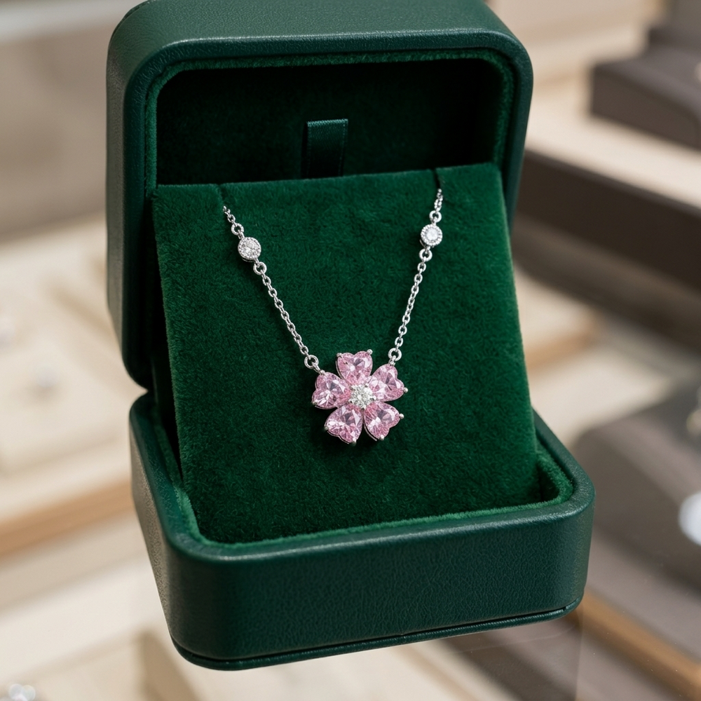 Petalglow Flower Pendant Necklace — image 1