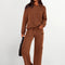 Osonn 2 Piece Sets For Women Fall Sweatsuits Outfits Lounge Matching Hoodie Set Travel Track Suits Winter Clothes