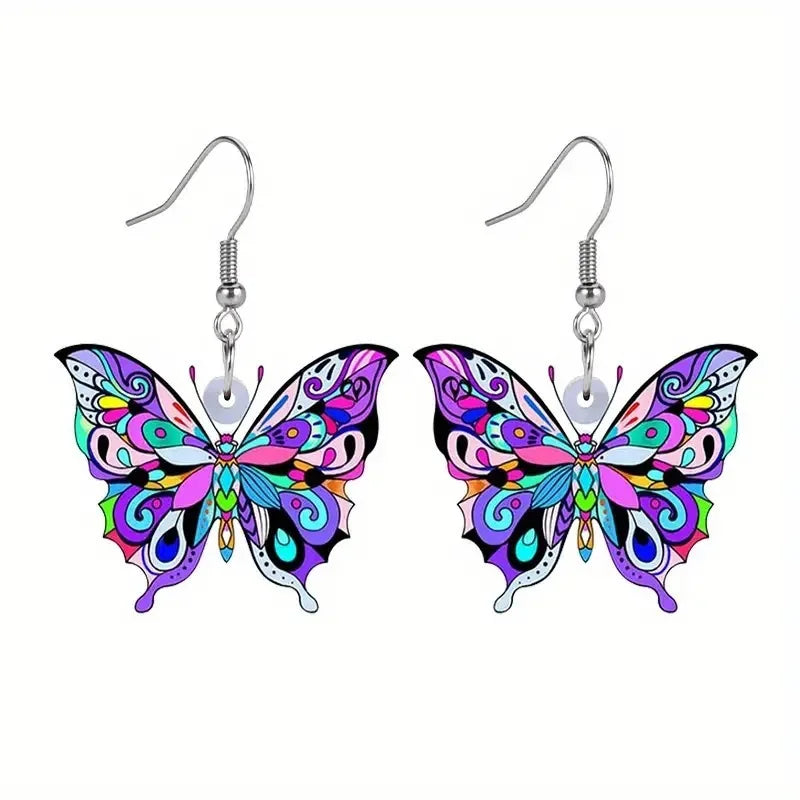Butterfly Drop Earrings — image 2