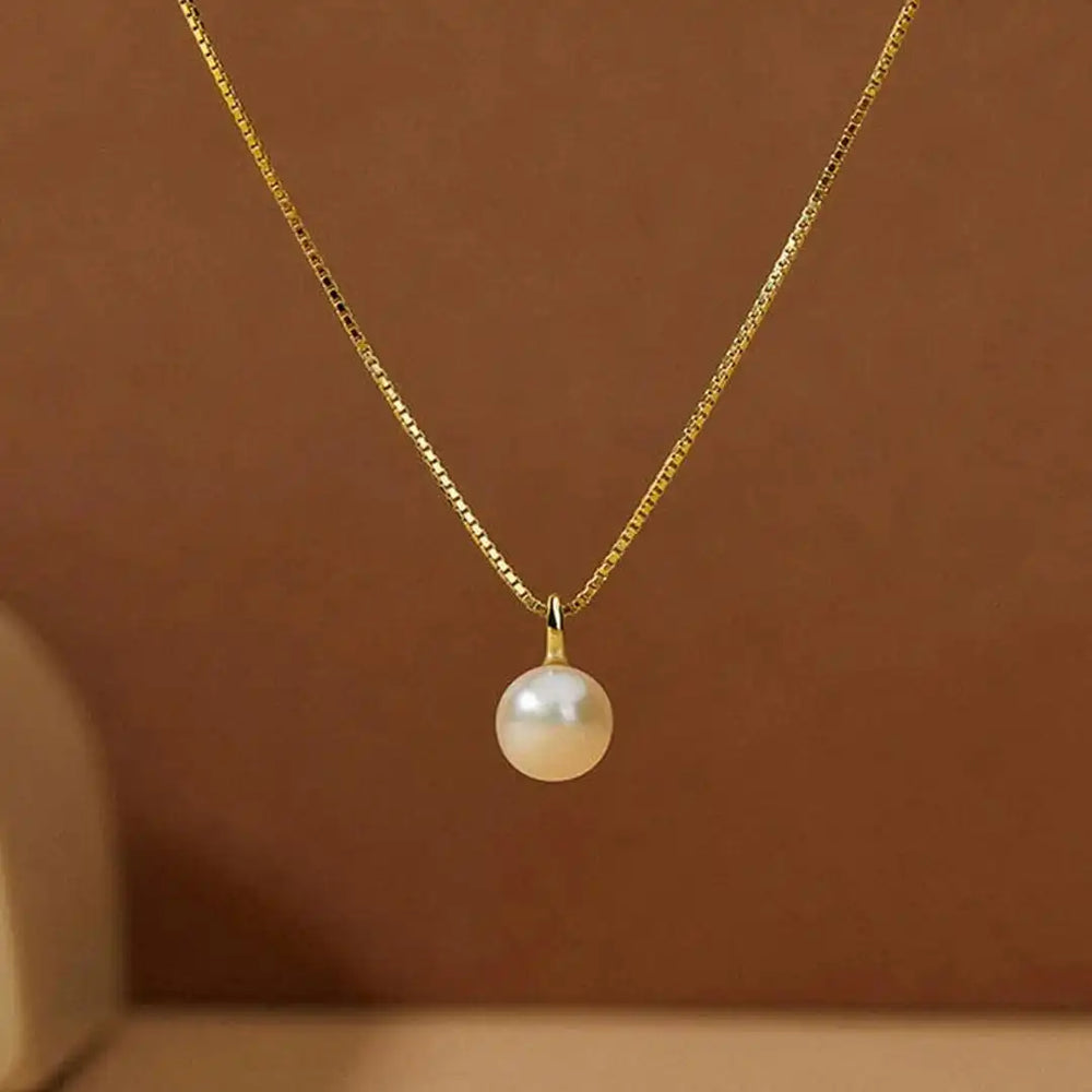 Timeless Pearl Pendant Necklace — image 1