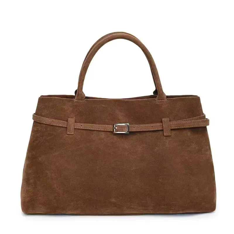 Bolsa de camurça de comelia
