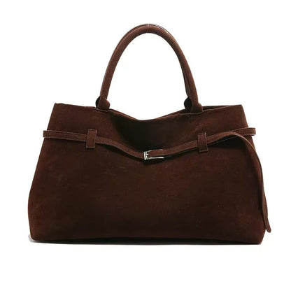 Bolsa de camurça de comelia