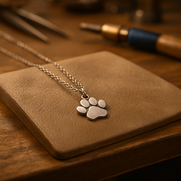 Crystal Paw Necklace — image 1