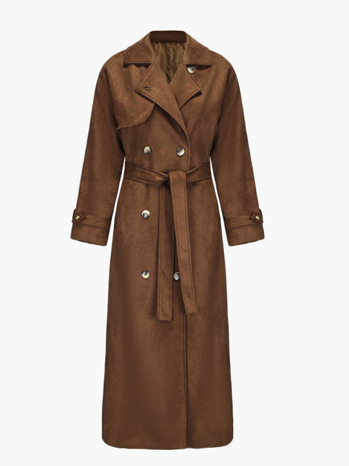 Evalyn Suede Trench -takki