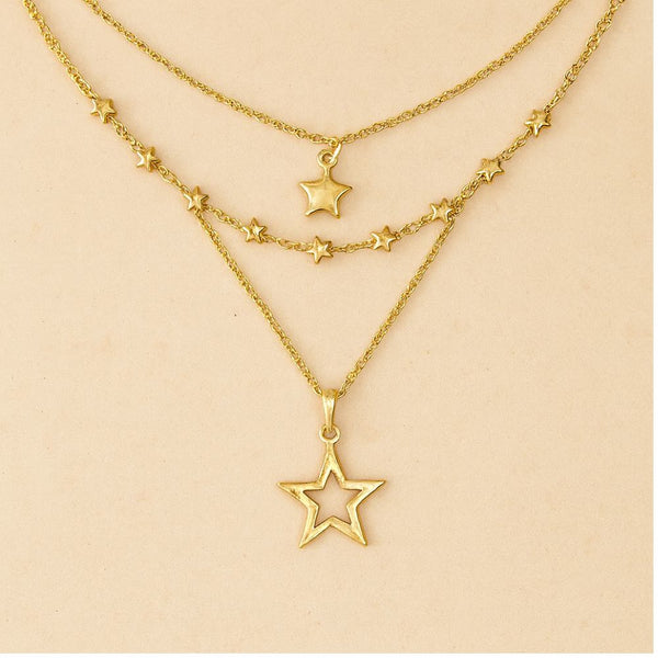 Vintage Star Pendant Necklace — image 1
