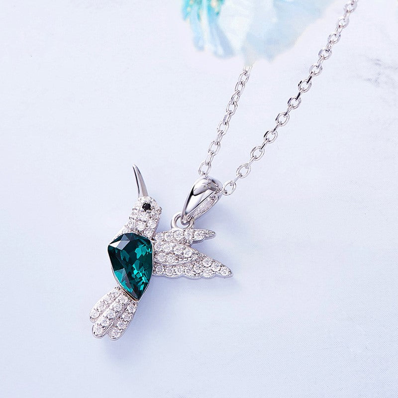 Crystal Hummingbird Necklace — image 2