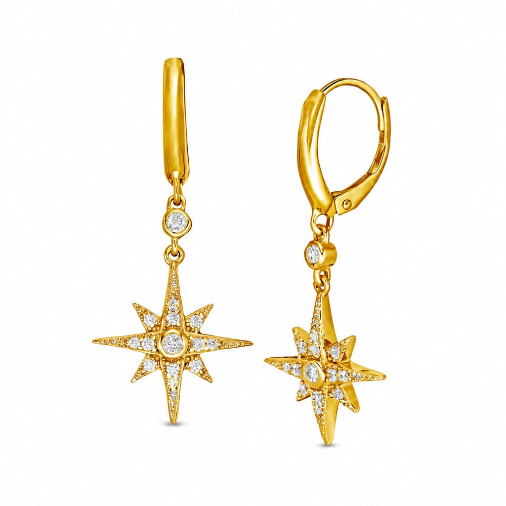 Vudu Star White Gold Earrings — image 2