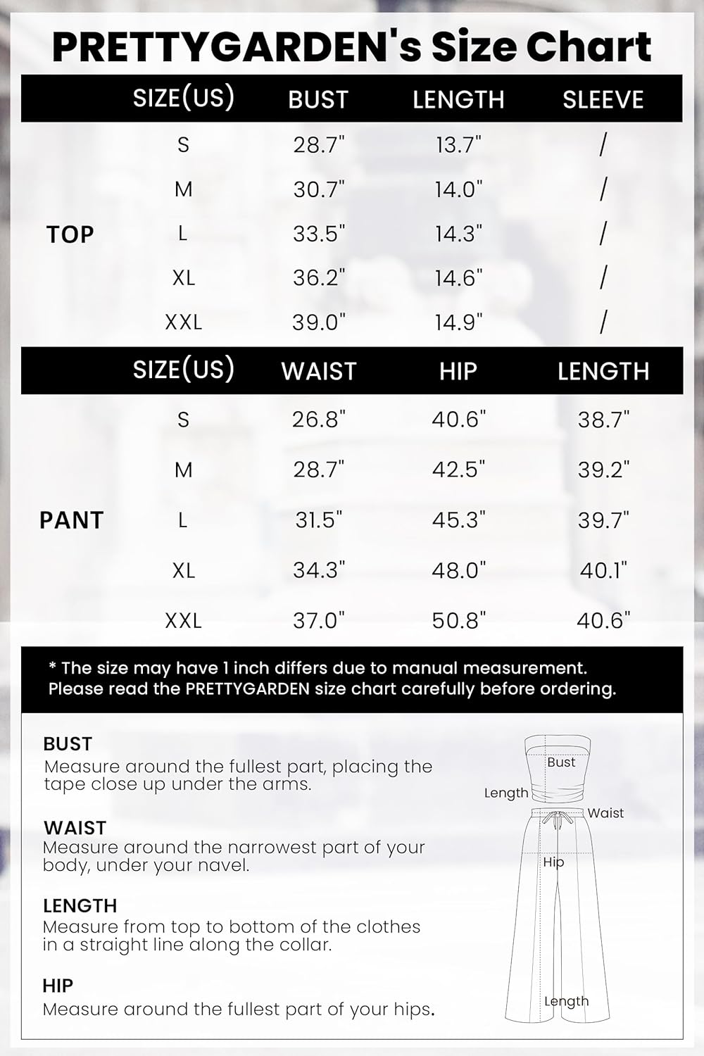 Osonn 2 Piece Sets Casual Ribbed Knit Crop Tube Top Wide Leg Pants Lounge Set