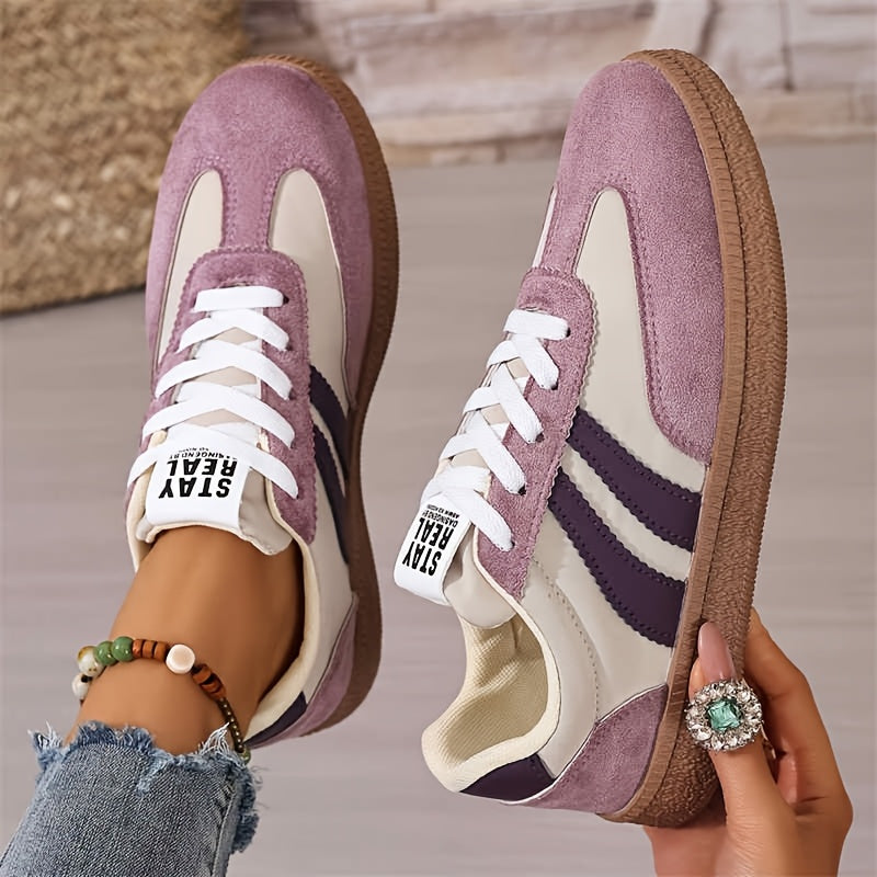Classic Retro Gum-Sole Sneakers
