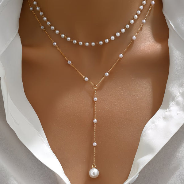 The Graduated Pearl Strand Necklace — image 1