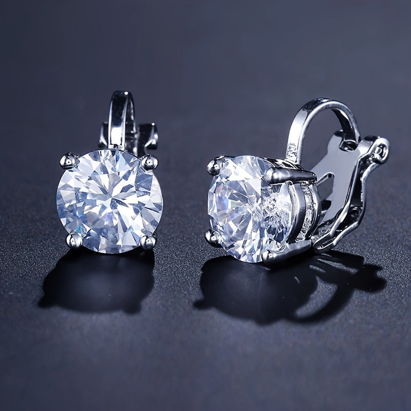 Timeless Cubic Zirconia Earrings — image 1