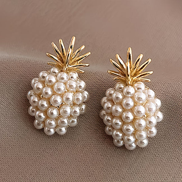 Pearl Pineapple Elegant Earrings — image 1