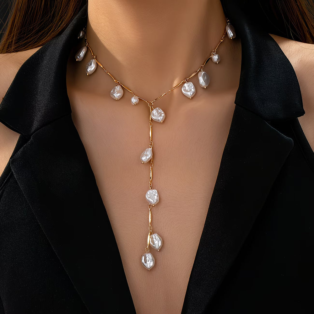 Mystical Pearl Waterfall Necklace — image 1