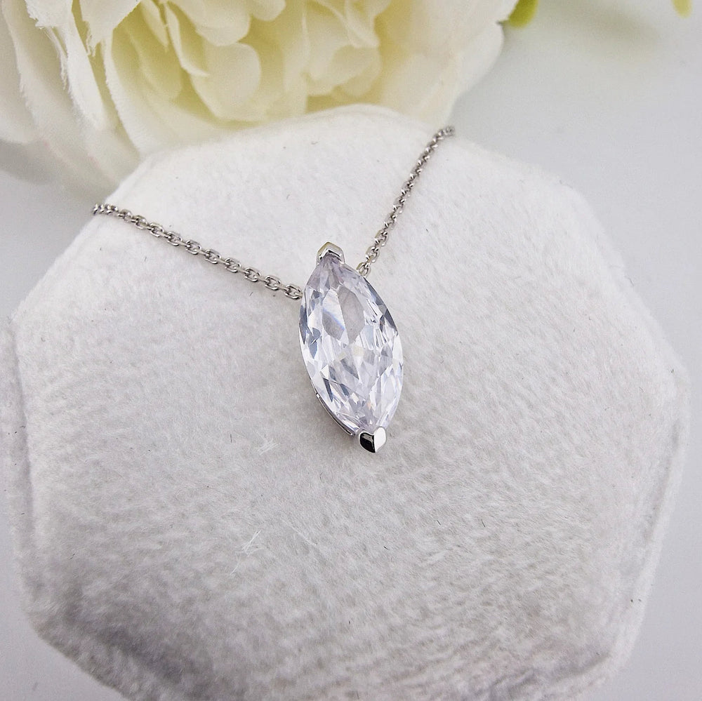 Marquise Cut Crystal Necklace — image 2
