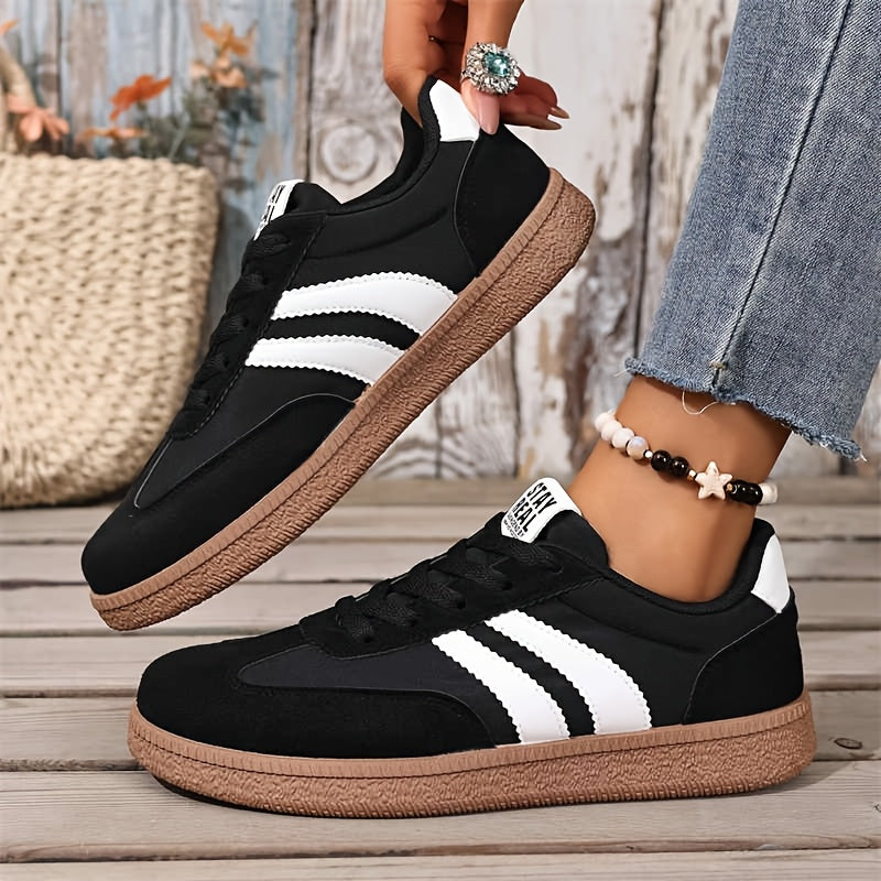 Classic Retro Gum-Sole Sneakers