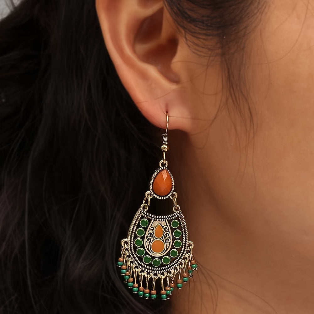 Boho Seed Bead Earrings — image 1