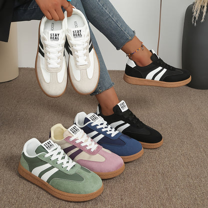Classic Retro Gum-Sole Sneakers